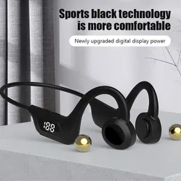 JS7 Hörlurar Benledning Trådlöst Bluetooth Headset LED Display Öronsnäckor Ear Hook Air Pro Fone Bluetooth Hörlurar