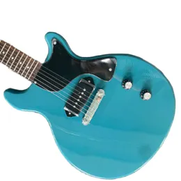 LvyBest China Guitar Guitar Júnior Transparente Blue Factory Direct Sales pode ser personalizado
