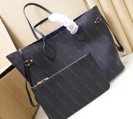 Bags Totes Handbag Embossed Woman Shopping Purse Tote High Quality Leather fashion shoulder blue Lining serial number date code bags shop bag
