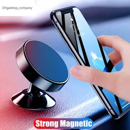 Stark magnetisk biltelefonhållare Mobile Mount Smartphone GPS Support Stand för iPhone 13 12 11 Pro Max Huawei Xiaomi Samsung LG