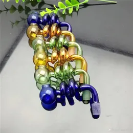 Spirale colorata S pentola da cucina Bong in vetro Bruciatore a olio Vetro Acqua Fumatori Rig gratuiti