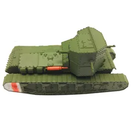 CAR ElectricRC 1100 Diecast British Main Battle Tank MKA Whippet Tanque médio Modelo de brinquedo de tanque estático para decoração de casa colecionável 221207