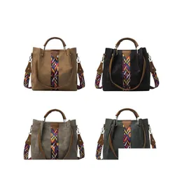 Bolsas de joalheria bolsas de moda PU PU de couro com cinta de cal￧a de cal￧a grande capacidade feminina bolsas de guitarra Bandeira lady colorf feminino dhzdn