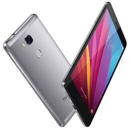 Original Huawei Honor 5x Spela 4G LTE -mobiltelefon MSM8939 Octa Core 3GB RAM 16G ROM Android 5.5 "FHD -skärm 13.0MP Fingeravtryck ID Smart mobiltelefon
