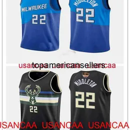 Bordado Custom Khris Middleton 2021 Finals Jersey Feminino Feminino Feminino XS-5xl 6xl Jersey