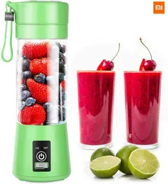 Juicers 2022 Mijia Portable Juicer USB Mini Electric Stainless Steel Fruit Juicer Extractor Blender Juice Maker Machine T221207