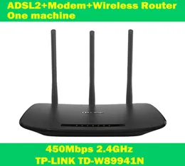 NUEVO TPLINK TDW89941N 450MBPS ADSL Modem WiFi Extender Router Wireless One Machine 3 Antenna para redes de computadoras domésticas IPTV4871183