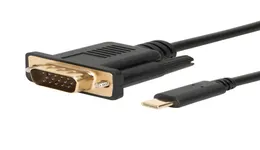USB 31 Typec to VGA Adattatore Cavo 18M USBC maschio USBC a 15pin VGA Cord2060800