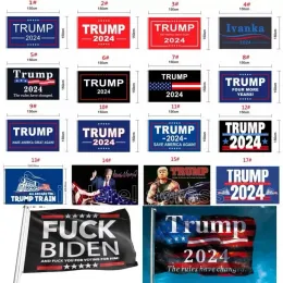 45 designs bandeira 3x5 ft 90x150 cm Save America Again Trump Flag para 2024 Presidente USA Wholesale Novo