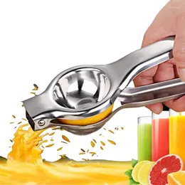 Juicers Orange Juicer Lemon Citrus Squeezer Extrator Ferramenta de cozinha Manual de frutas Processadores de suco de suco Pressione aço inoxidável