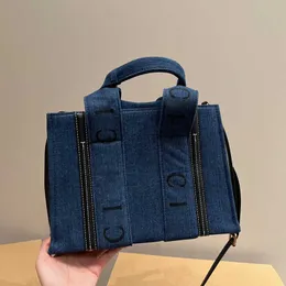 la tote bag borse firmate borse in denim da donna Fashion Shopping Large Totes Design Borsa da viaggio Borsa a tracolla 221207