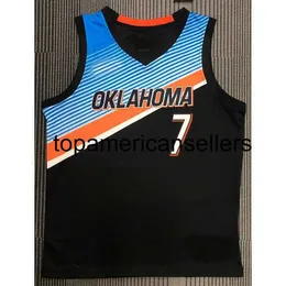 All Bordidery 5 Styles 7# Anthony Black Basketball Jersey Personalize qualquer Nome do Número XS-5xl 6xl