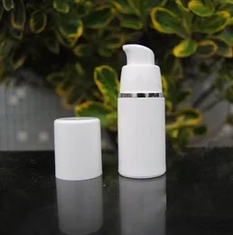 15ml 30ml 50ml Yüksek kaliteli beyaz havasız pompa şişesi Seyahat doldurulabilir kozmetik cilt bakım kremi dispenser pp losyon paketleme kabı