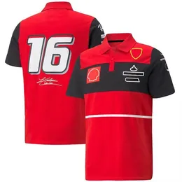 F1 Formel One Racing Suit 2022 NYTT TEAM JOINT RACING SUAST CUSTOM LAPEL Polo Shirt Leisure Sports