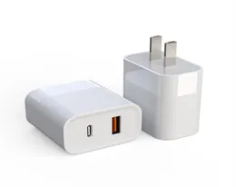 Cell Phone Chargers PD USB and TypeC 2 Ports Quick Charger QC30 Fast Phone Charging Adapter291m4765915