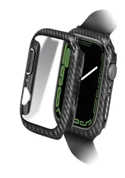 Cool Carbon Fiber Case for Apple Watch Series 7 6 5 4 3 2 Tough Armor PC Cover Hard Cover Iwatch 38mm 40mm 41mm 45mm2249883