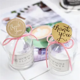 Gift Wrap Kraft Paper Love Thank You Sealing Stickers Decorative Self-adhesive Baking DIY Hand Made Cake Candy Tags