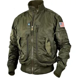 Jackets masculinos Army Stand Tactical Stand Collar Flight Jean Winter Bomber Combat 221206