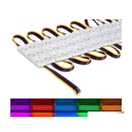 Moduły LED Tryby LED STEP PRZEDNIE LAMPA LAMPA LAMPU LAMPĘ 3 SMD 5050 BIAŁY IP67 Wodoodporny pasek Podświetlenie Dostawa LI OT0BW