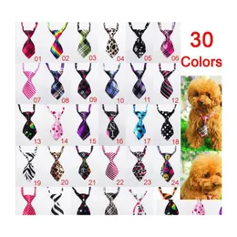Other Dog Supplies Pet Cat And Dog Bowes Tie Lot Mixed Color Grooming Accessories Adjustable Puppy Bow Ties Products Bows Tiees Supp Dhjaw