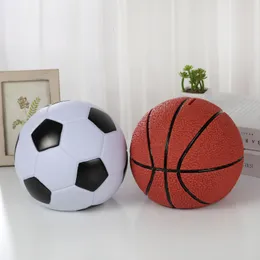 Bottiglie di stoccaggio Barattoli Basket Calcio Salvadanaio Vinile Cartone animato per bambini Moneta Resistente alla caduta Studente Regalo di compleanno per bambini 221206