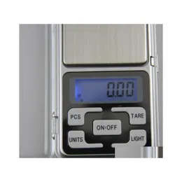 Weighing Scales Mini Electronic Pocket Scale 100G 200G 0.01G 500G 0.1G Jewelry Diamond Nce Lcd Display With Retail Package 8 S2 Drop Dhu68