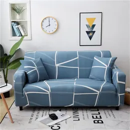 Pokrywa krzesełka Pajenila Regulowana sofa Zestaw do salonu Niebieski nowoczesny narożny kanapa na okładka rozkładana 1 2 3 4 siedzenie ZL308