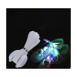 Party Favor Led Leuchten Schnürsenkel Party Favors Nylon Schnürsenkel Mit Blinkenden Schnürsenkel Hip Hop Tanzen Radfahren Skaten Drop Lieferung Dh9Yr