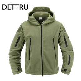 Herrenjacken Taktische Fleecejacke Militäruniform Softshell Lässige Kapuzenjacke Herren Thermo-Armeekleidung 221206