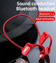 BL09 Kulaklık Bluetooth 50 Kablosuz Kulaklıklar Kemik İletim Stereo Kulaklıklar Samsung için iPhone için Kulak Sporları Asma Kulaklıklar 3829580