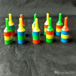 Accessori per bong in vetro con filtro colorato Tubi per fumatori in vetro colorati mini multicolori Hand Pipes Best Spoon
