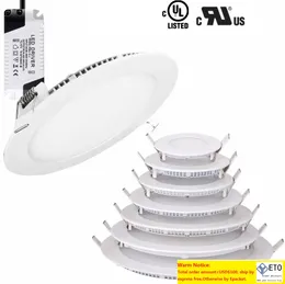 Ścierzysty LED wdrożone lampa Lampa WarmNaturalcool White Superthin LED Lights Drives