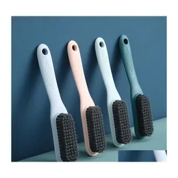 Escovas de sapato Longa, escova de sapato de sapato mtifunctional pincels pode ser pendurado é um pincel de limpeza de lavanderia inventário DHN84