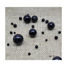 Abs 320Mm Abs Black Color Imitation Pearl Beads Round Acrylic For Jewelry Making Necklace Bracelet Diy Wholesale 2064 Q2 Drop Deliver Dhe78