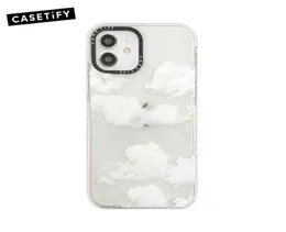Cell Phone Cases CASETIFY Colorful Clouds Silicone Case for IPhone 13 11 12 14 Pro Max X XR XS 7 8 14 Plus SE 2020 Shockproof Back4506684