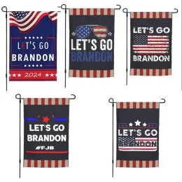 Stock Let's Go Brandon Flags 45x30 Garden Banner Multi Style 2021 FJB Printing Festive Party Supplies wholesale