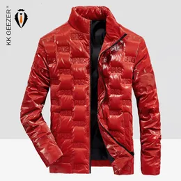 Homens para baixo Parkas jaquetas de inverno pato homens windbreak impermeável magro de alta qualidade outwear negócio militar grosso casaco quente parka 221208