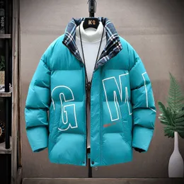 Men's Down Parkas Fashion Winter Liew Grande Size Bread Bread para sete colorir colarinho de algodão espessado acolchoado 221207