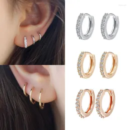 Hoop Earrings 2022 Drill For Women Girls Simple Fashion MM Earring Jewelry Accessory Gifts