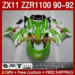 Fit For Kawasaki ZZR1100 ZZR1100D ZX11 ZX-11 1993-2001 Windscreen Windshield New