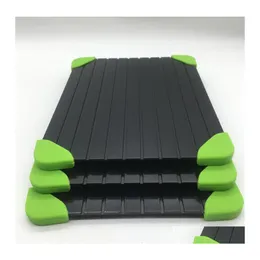 K￶ttfj￤f￶rverktyg Snabbfrostning Mat mat K￶ttfruktplattan Tina snabbt Fruta k￶ksverktyg med Sile Ben -kanter Pad Dro Dhipd