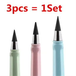 PCSセットスチューデントスクールステーショナリーサプライテクノロジー無制限の書き込み永遠の小さな鉛筆アートスケッチペインティング
