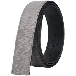 Belts NFC For Replacement Headless Belt Men's Leather Without Buckle Double-sided Head 34mm