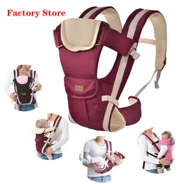 As transportadoras lingam as mochilas 036m ergonômico bebê infantil infantil hipeseat sling salvar esforço kangaroo wrap for Travel 221208