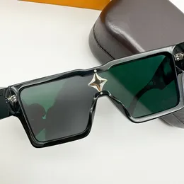 Hübsche Qulity Frauen Männer gute sanfte Rock -Noble Polizei für Spiegel Schöne klassische anmutige Brille Top Designer Cyclone Männer und Frauen Mode große Rahmenquadrat