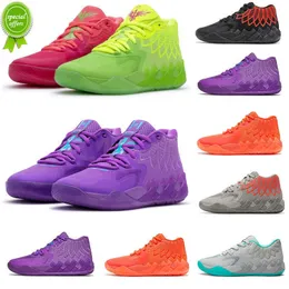 Low Lamelo Ball 1 Mb.01 Men Basketball Shoes Sneaker Black Blast Buzz Lo Ufo Not From Here Queen City Rick and Morty Rock Ridge Red Mens