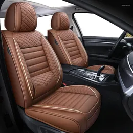 Coperchio di sedili per auto Coperchio in pelle per nota Almera X-Trail Leaf Teana Tiida Altima Juke Qashqai Cushion Auto Auto