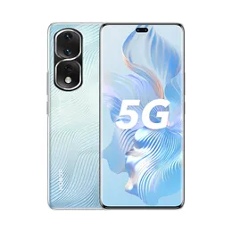 Oryginalny Huawei Honor 80 Pro 5G Telefon komórkowy Smart 12 GB RAM 256GB 512GB ROM Snapdragon 160MP AI NFC Android 6.78 "120 Hz OLED Wyświetlacz Identyfikator odcisku palca TEFEL CELL TELEFON PONEFON