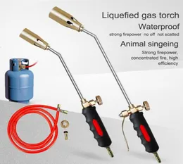 Professional Spray Guns Liquefied Gas Welding Torch Road Pipe Metal Flame Blow Heating Gun Plumber Roofing Ignition Soldering Blow7000007