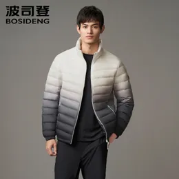 Men's Down Parkas Men's Down Parkas Bosideng Down Jacket Men Coat 90% Duck Ultra Light Packable Without Hood Waterproo